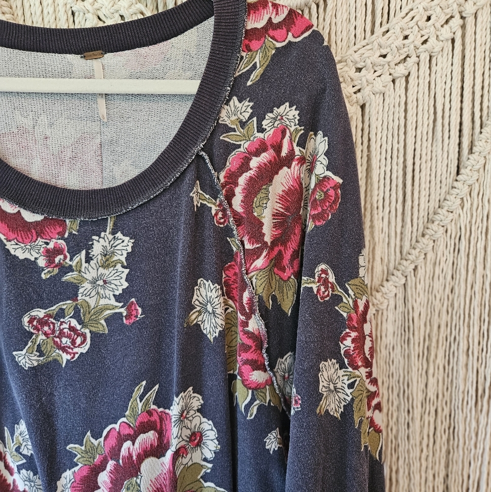 Free People Floral Long Sleeve SP